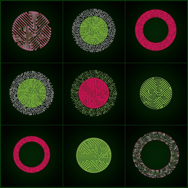 Broderie geometrică modernă